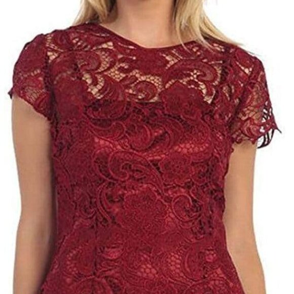NWT May Queen MQ1106 Homecoming Dress Red Size 3XL - Picture 2 of 7